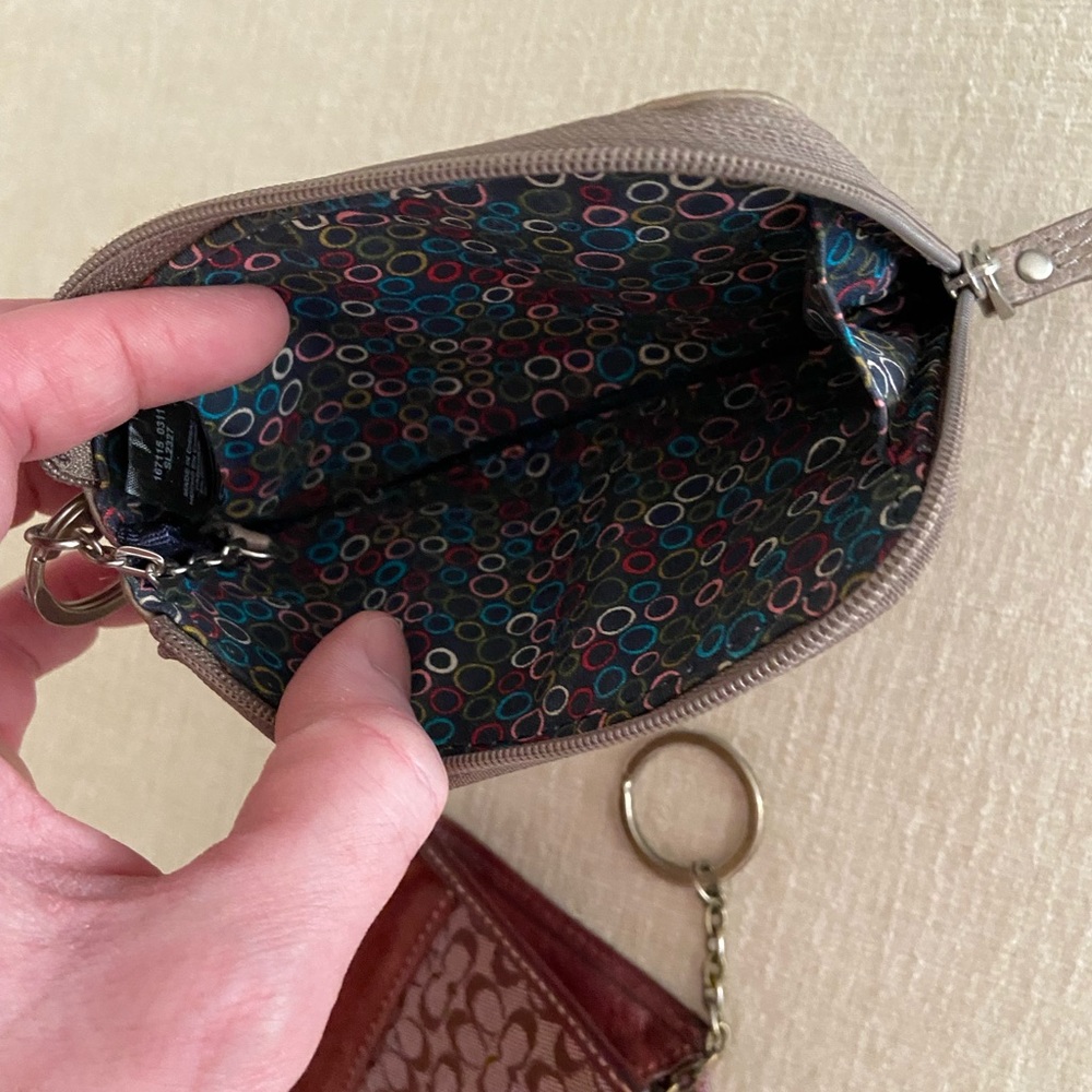 Coach and Fossil Keychain Wallets - Picture 3 of 5